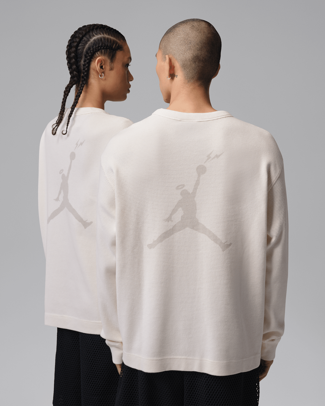 交渉可　Jordan  fragment ロングスリーブtシャツ　Mサイズ ジョーダン メンズ レディス バスケットボール 長袖Tシャツ スポーツ